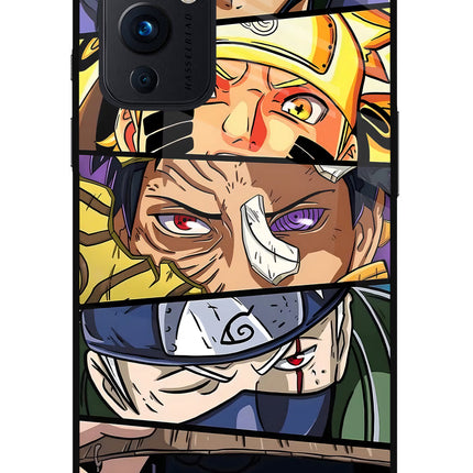 Naruto Character Oneplus 9 Glass Case