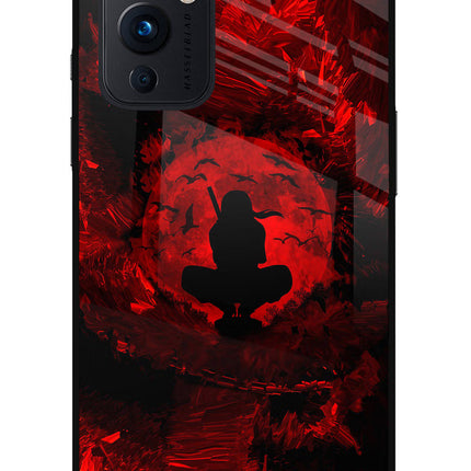 Itachi Uchiha Oneplus 9 Glass Case Back Cover by Casekaro