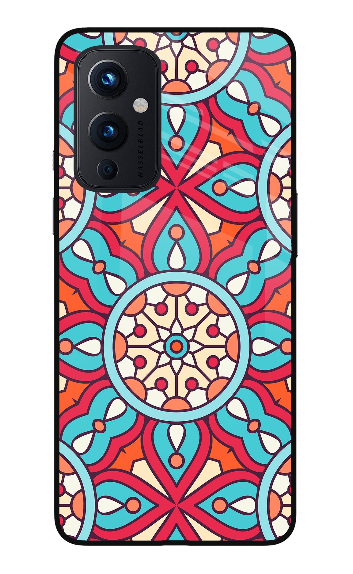 Mandala Geometric Oneplus 9 Glass Case