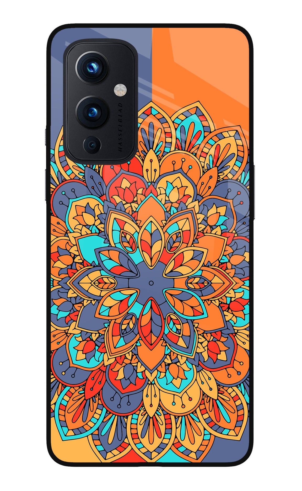 Color Mandala Oneplus 9 Glass Case