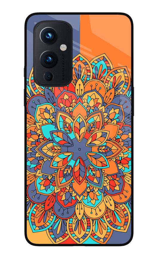 Color Mandala Oneplus 9 Glass Case