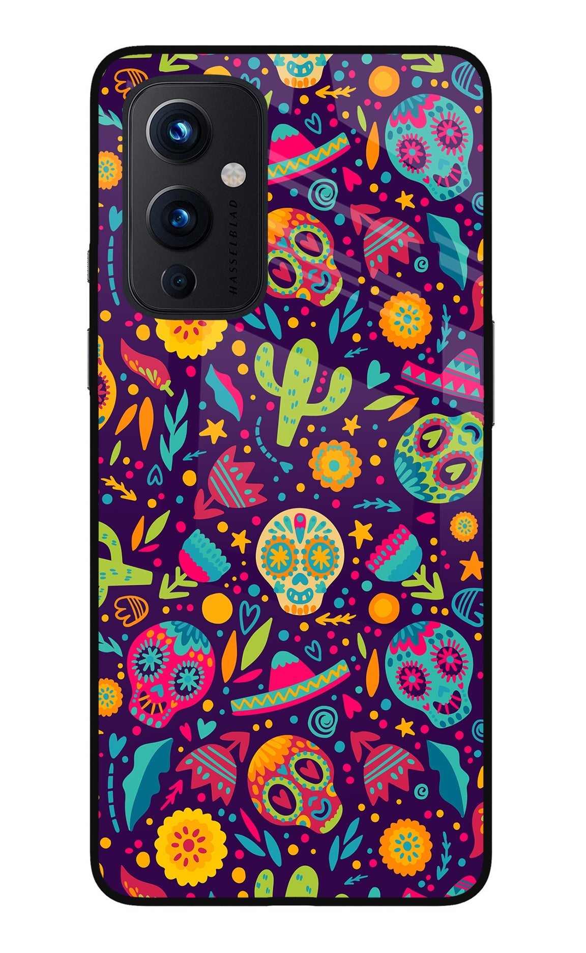 Mexican Design Oneplus 9 Glass Case