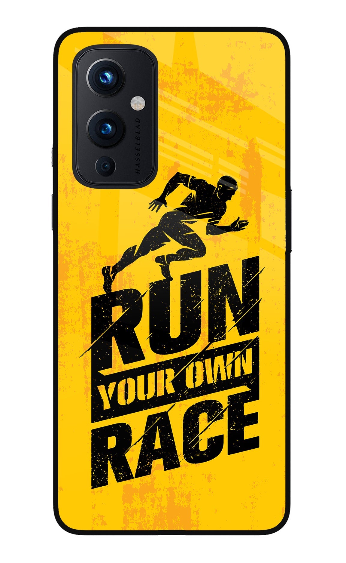 Run Your Own Race Oneplus 9 Glass Case
