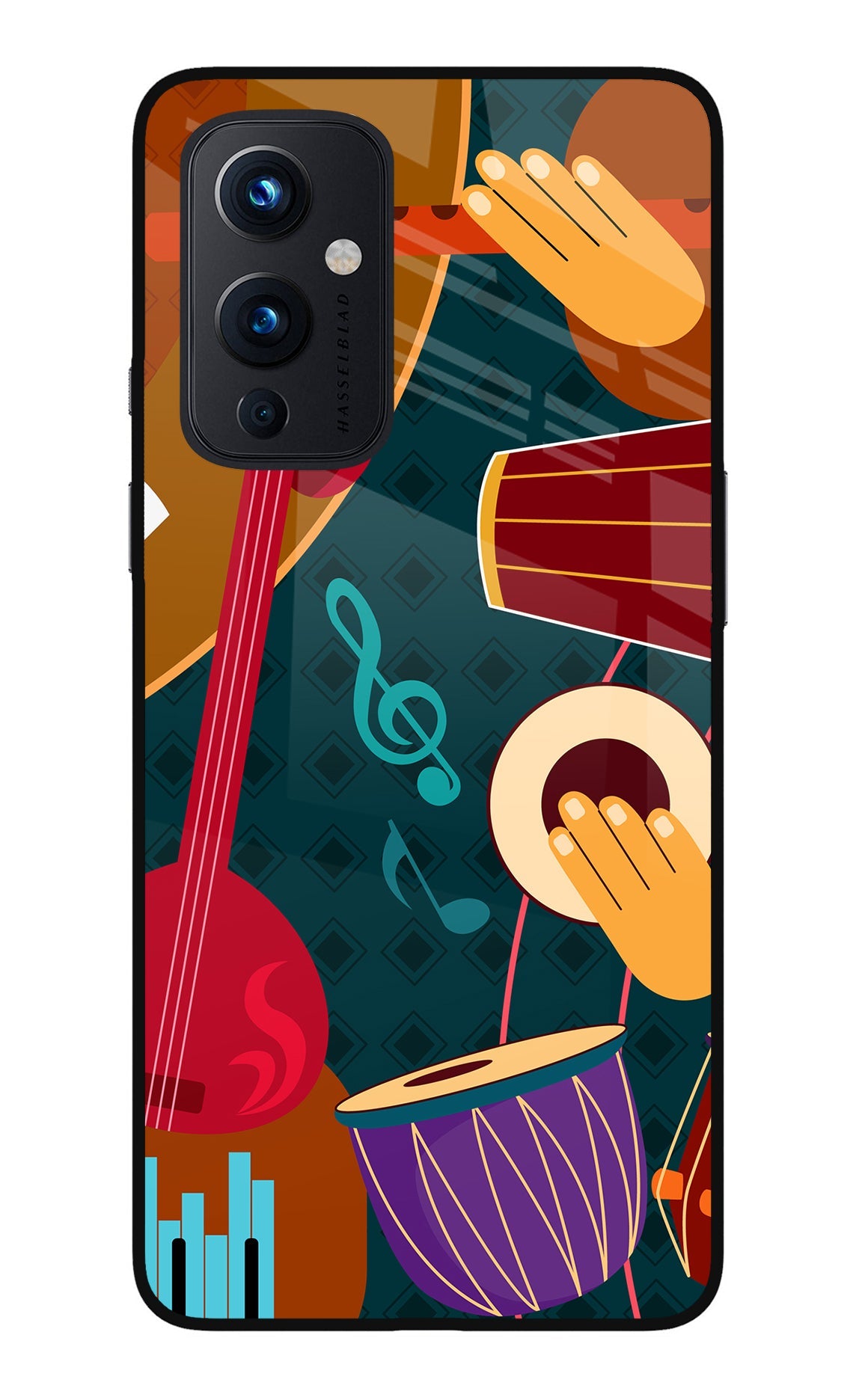 Music Instrument Oneplus 9 Glass Case