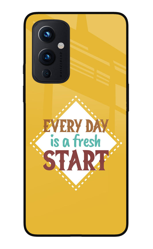 Every day is a Fresh Start Oneplus 9 Glass Case