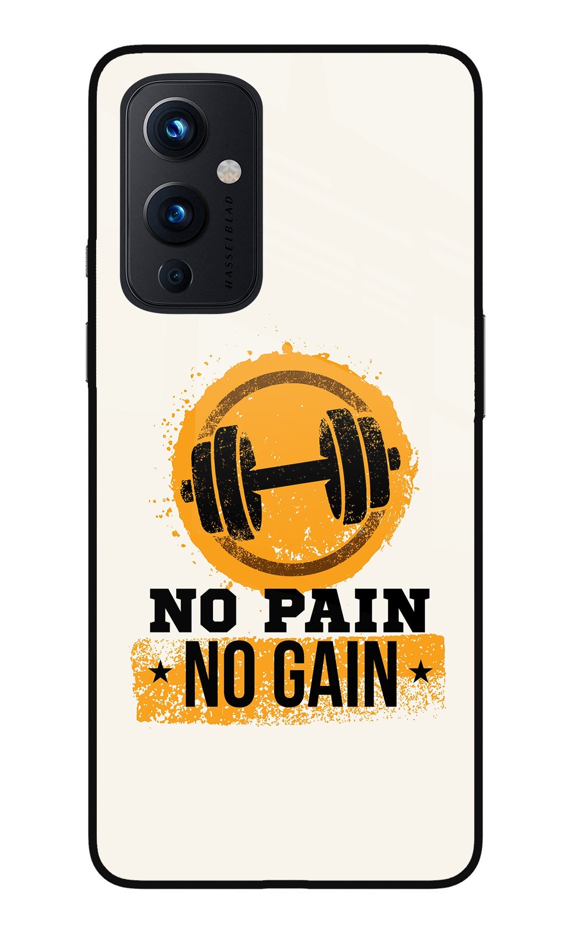 No Pain No Gain Oneplus 9 Glass Case