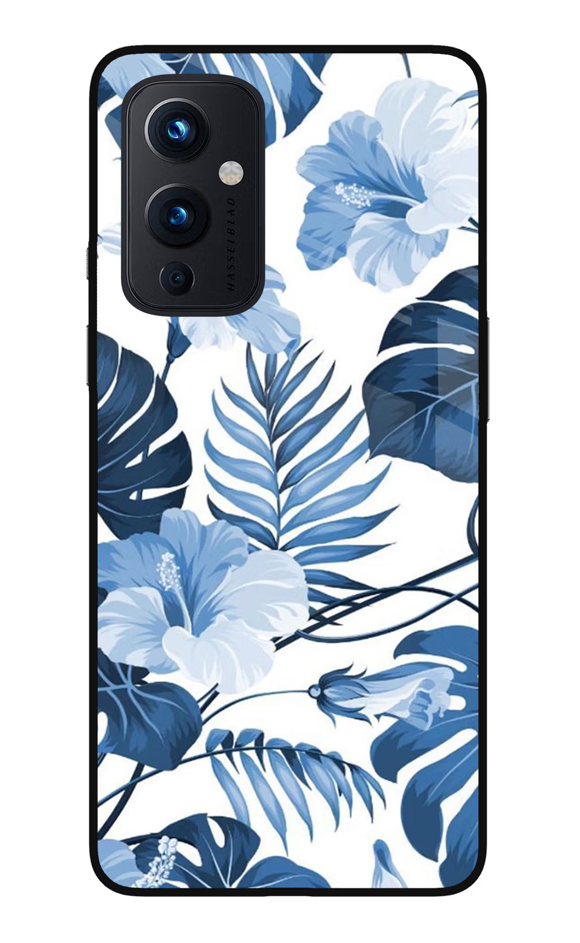 Fabric Art Oneplus 9 Glass Case Back Cover by Casekaro