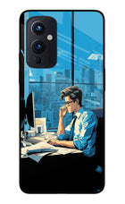 Focused Hustler (AI Generated) Oneplus 9 Glass Case