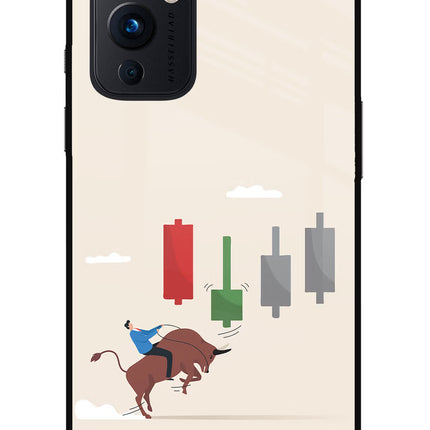 Bull Trading Momentum Oneplus 9 Glass Case