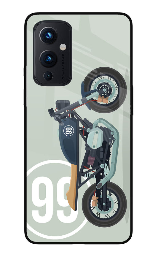 Classic Cafe Racer 99 Oneplus 9 Glass Case
