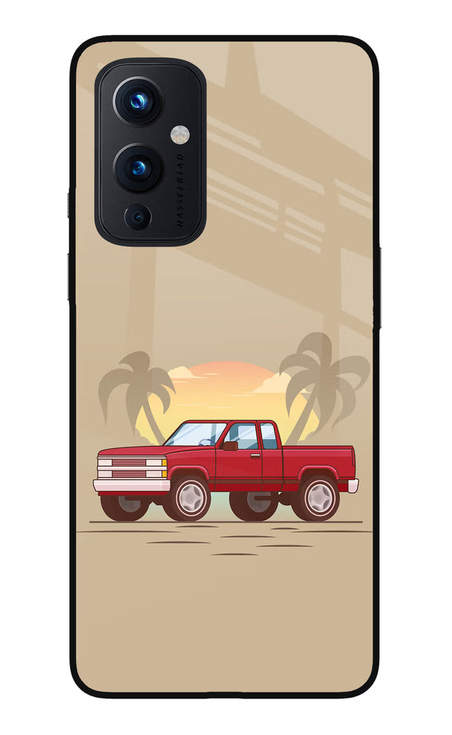 Desert Classic Drive Oneplus 9 Glass Case