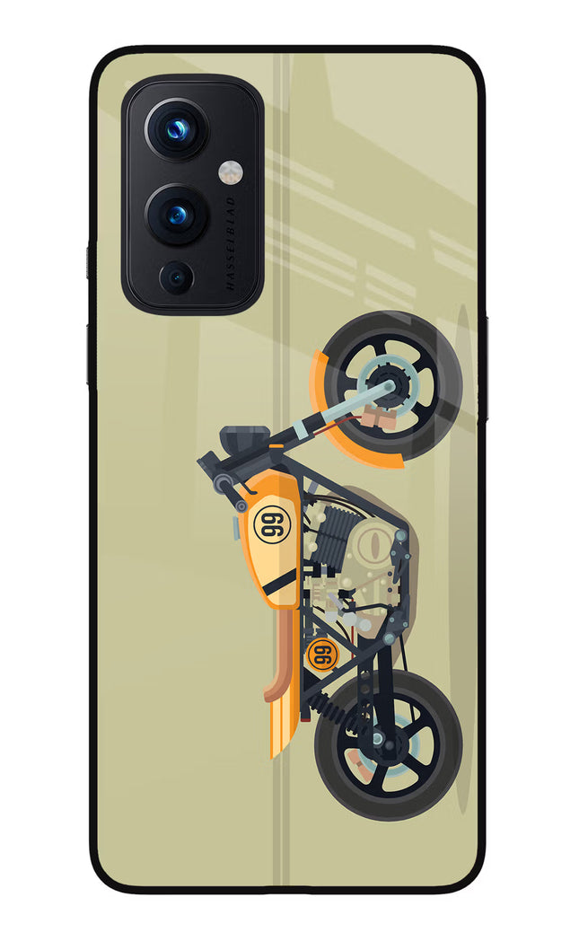 Vertical Speedster Oneplus 9 Glass Case