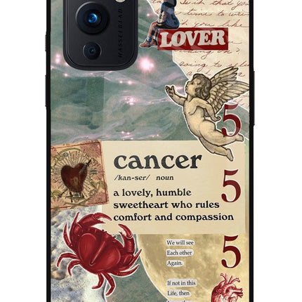Cancer Zodiac Oneplus 9 Glass Case