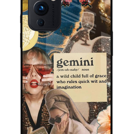 Gemini Zodiac Oneplus 9 Glass Case