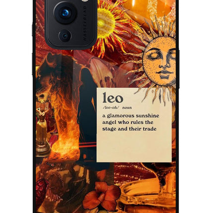 Leo Zodiac Oneplus 9 Glass Case