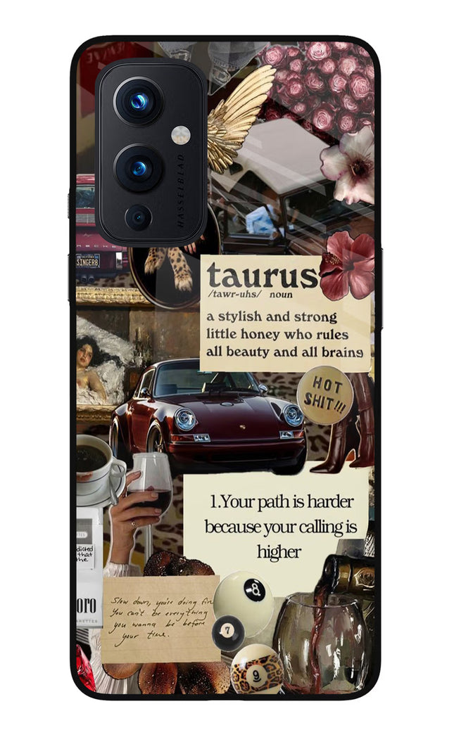 Taurus Zodiac Oneplus 9 Glass Case