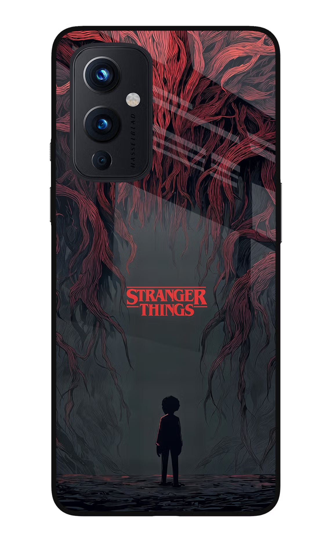 Ordinary Things Dark Side Oneplus 9 Glass Case Back Cover by Casekaro