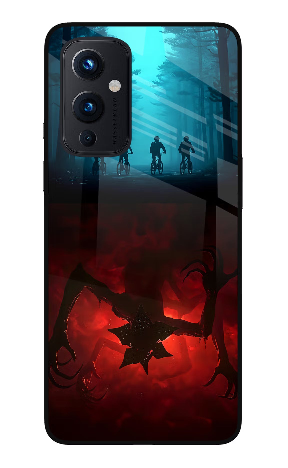 Ordinary Things Downside Up Oneplus 9 Glass Case Back Cover by Casekaro