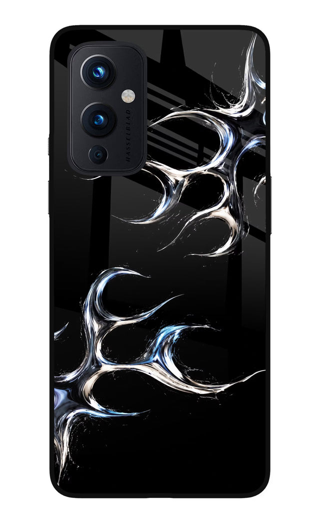 Chrome Tribal Oneplus 9 Glass Case