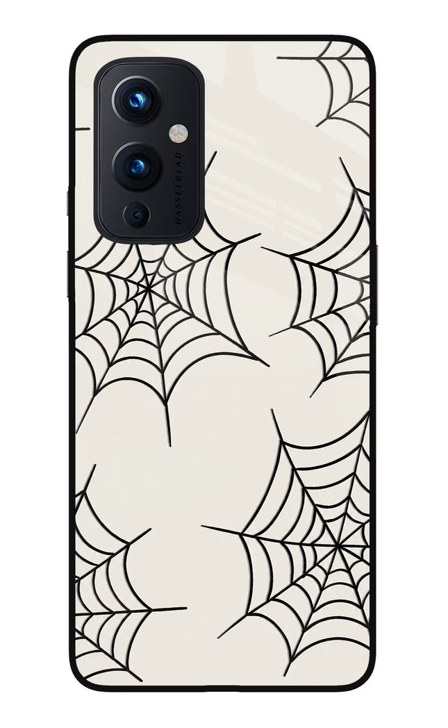 Spider Web Oneplus 9 Glass Case
