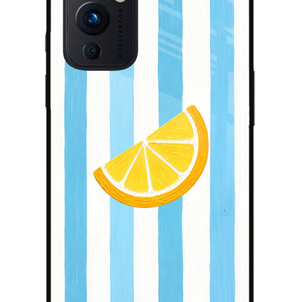 Summer Lemon Oneplus 9 Glass Case