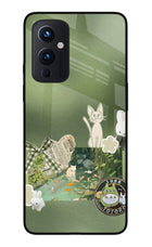 Aesthetic anime Oneplus 9 Glass Case