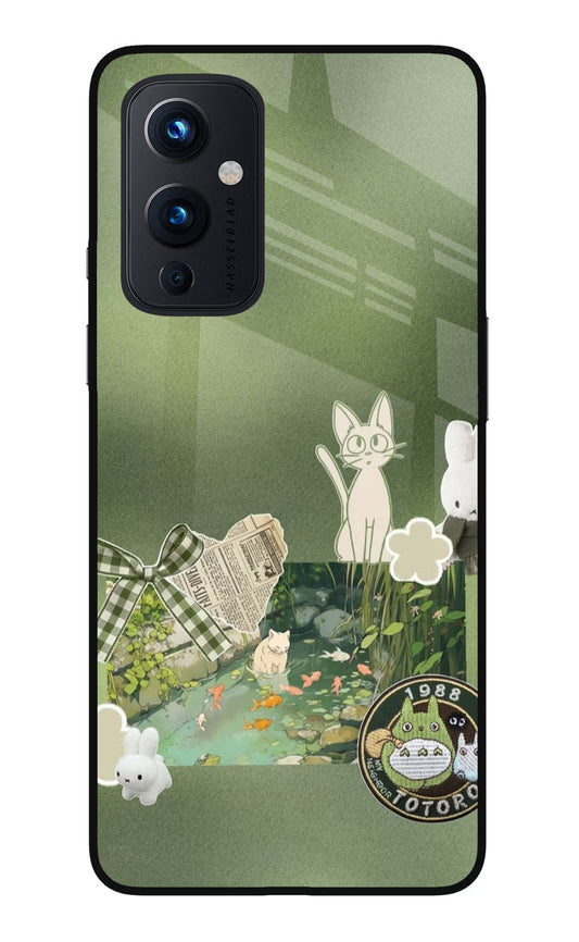 Aesthetic anime Oneplus 9 Glass Case