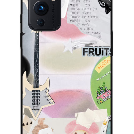 Softcore case Oneplus 9 Glass Case