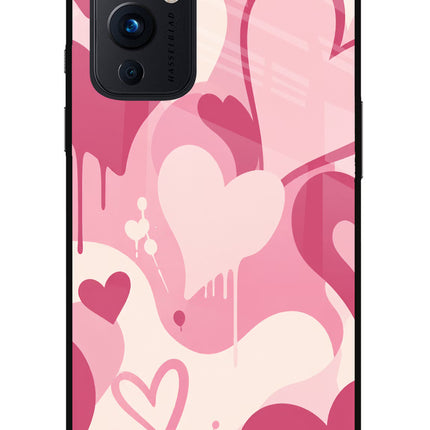 Hearty case Oneplus 9 Glass Case