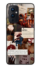 Zodiac Aries Oneplus 9 Glass Case