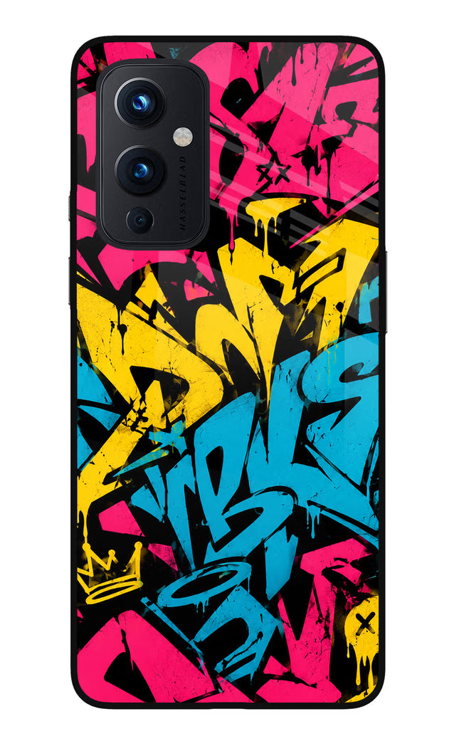 Graffiti Vibe Oneplus 9 Glass Case