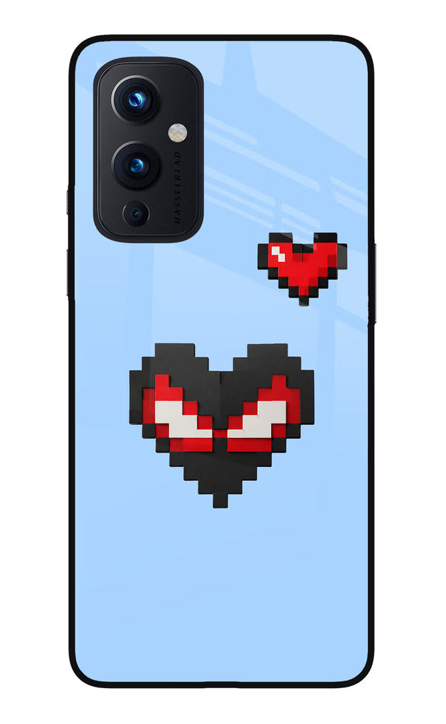 Peter Heart Oneplus 9 Glass Case