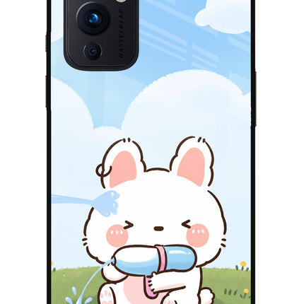 Bunny Treat Oneplus 9 Glass Case