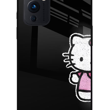 Kitty Charm Oneplus 9 Glass Case