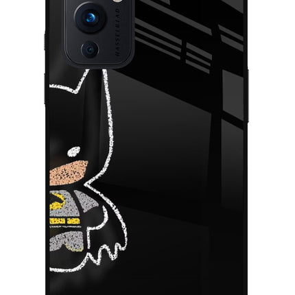 Bat Kitty Oneplus 9 Glass Case