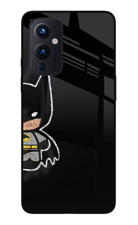 Bat Kitty Oneplus 9 Glass Case