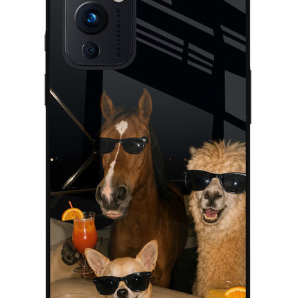 Party Squad Oneplus 9 Glass Case