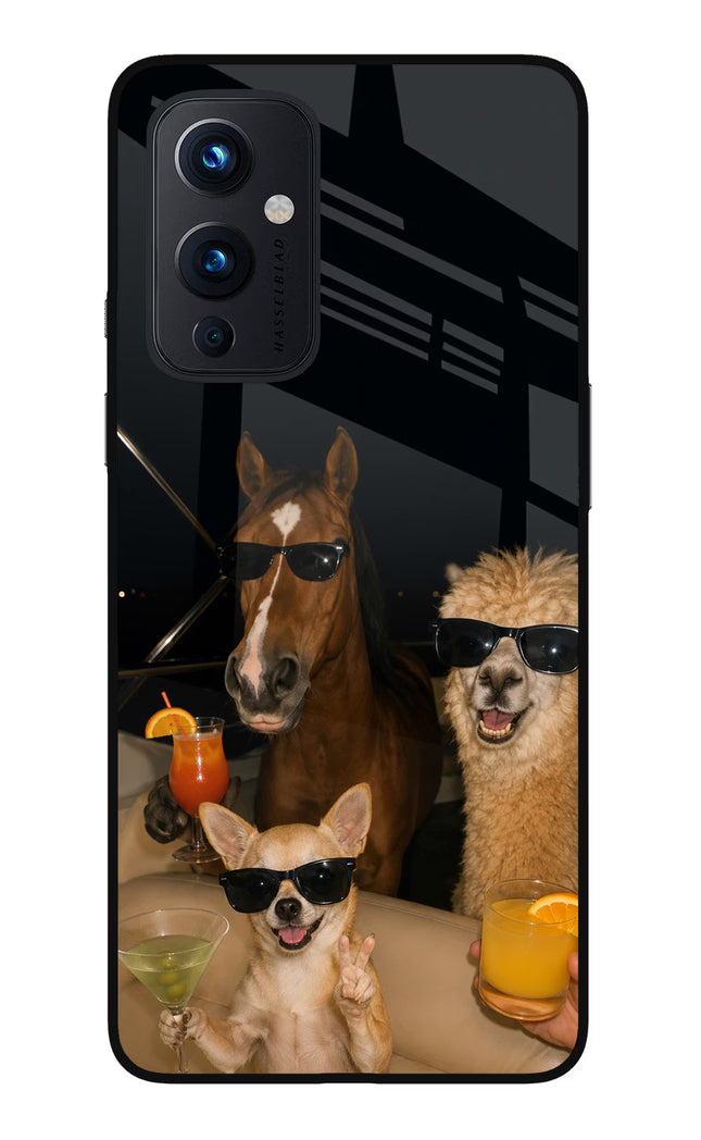 Party Squad Oneplus 9 Glass Case