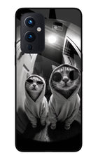 Hood Cats Oneplus 9 Glass Case