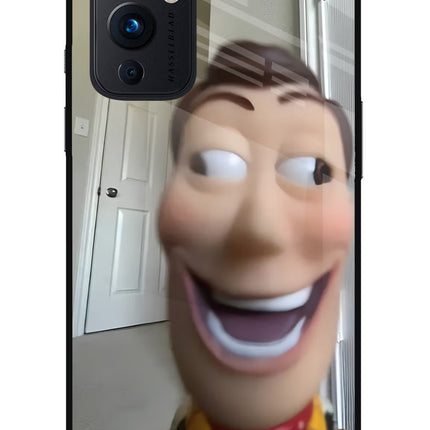 Side Eye Woody Oneplus 9 Glass Case