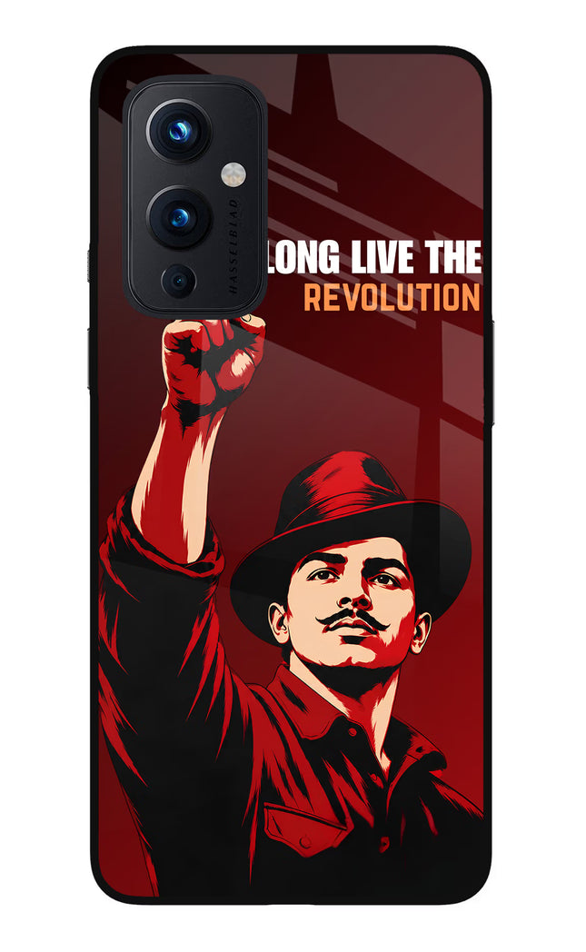 Bhagat Singh Revolution Oneplus 9 Glass Case