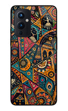 Folk Print Oneplus 9 Glass Case