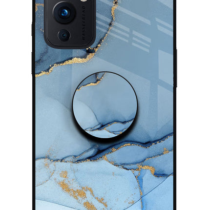Blue Marble Oneplus 9 Glass Case