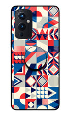 Colorful Pattern Oneplus 9 Glass Case