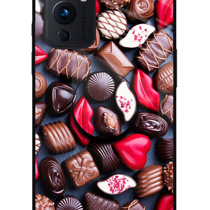 Chocolates Oneplus 9 Pop Case by Casekaro