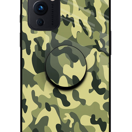 Camouflage Oneplus 9 Pop Case by Casekaro