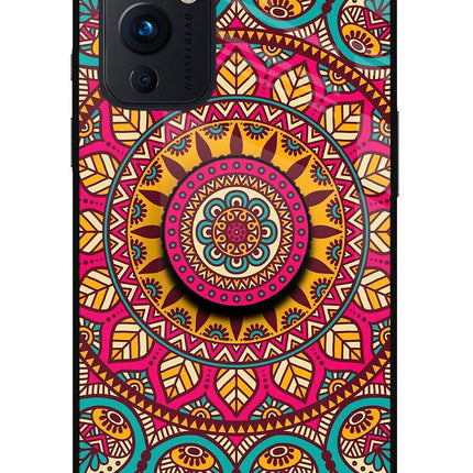 Mandala Oneplus 9 Glass Case