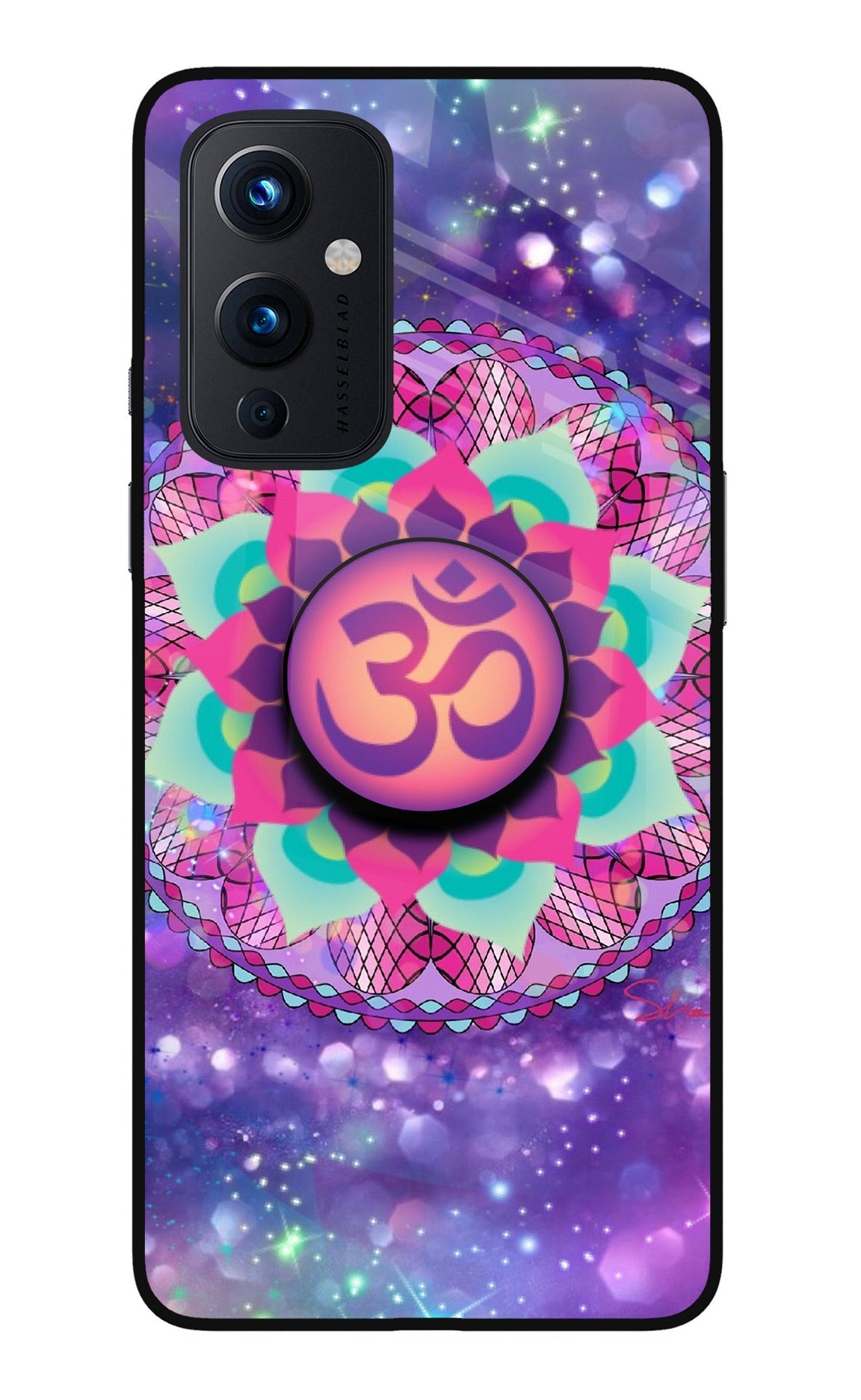 Om Purple Oneplus 9 Pop Case