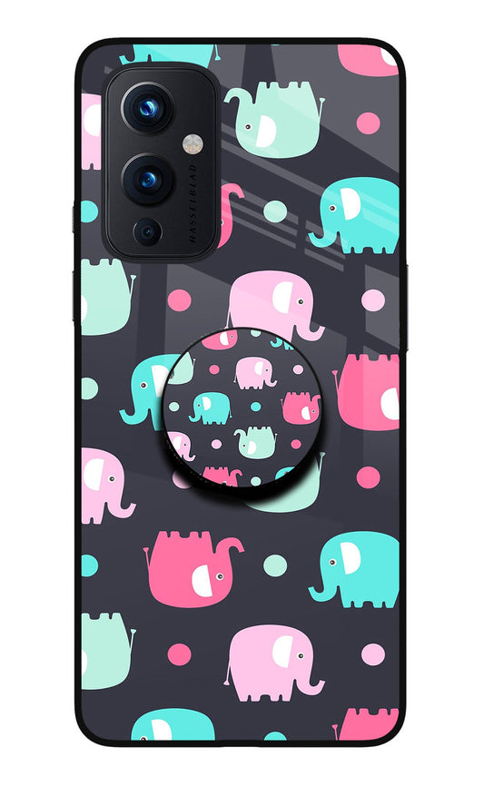 Baby Elephants Oneplus 9 Glass Case