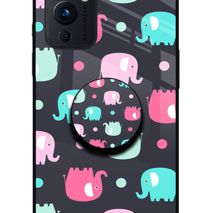 Baby Elephants Oneplus 9 Pop Case by Casekaro